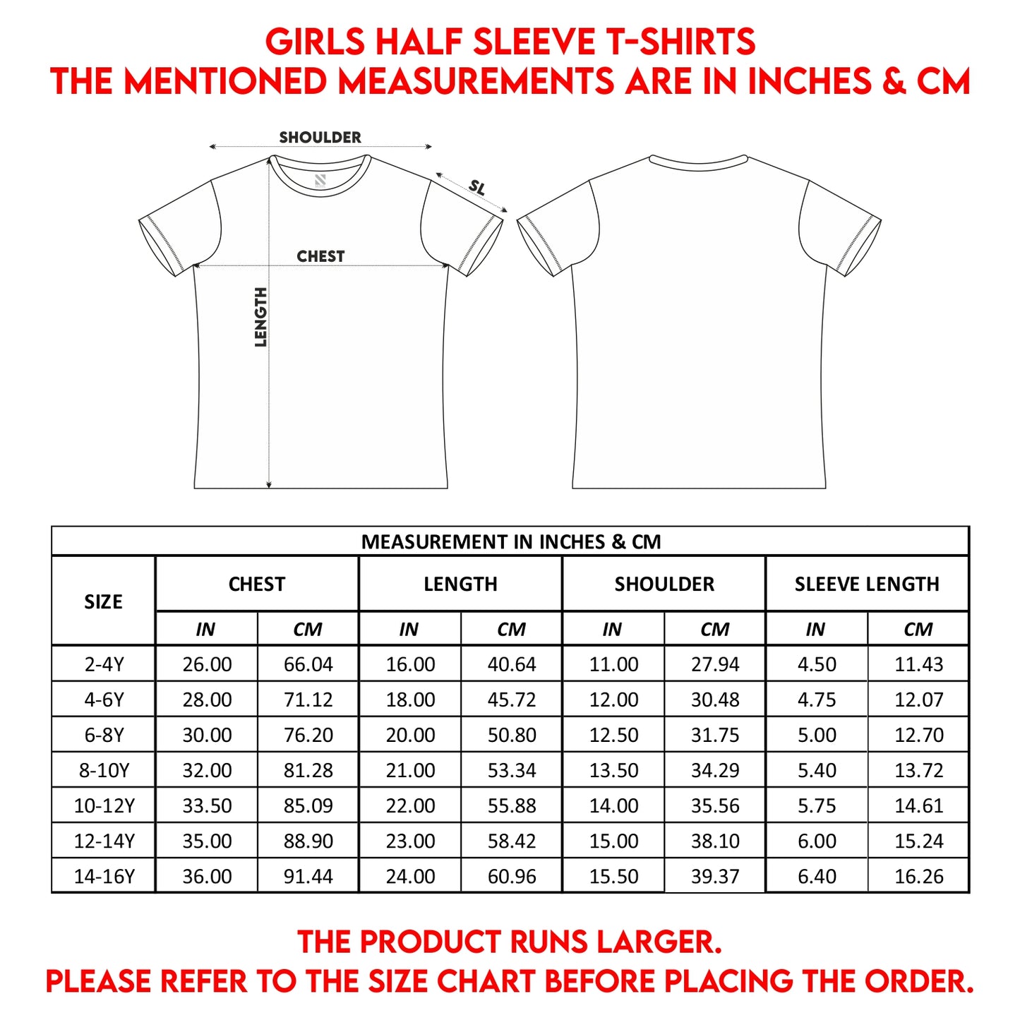 NUSYL Girls Half Sleeves Pink Pretty girl printed T-shirt