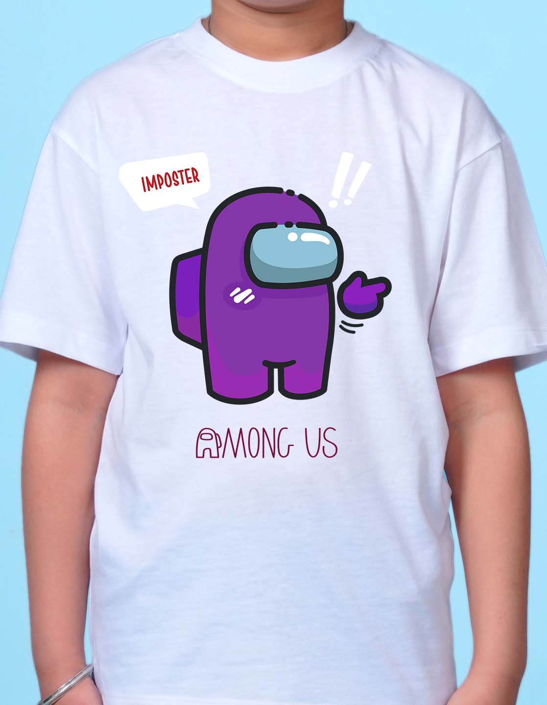 Nusyl White Boys Printed Oversized T-shirt