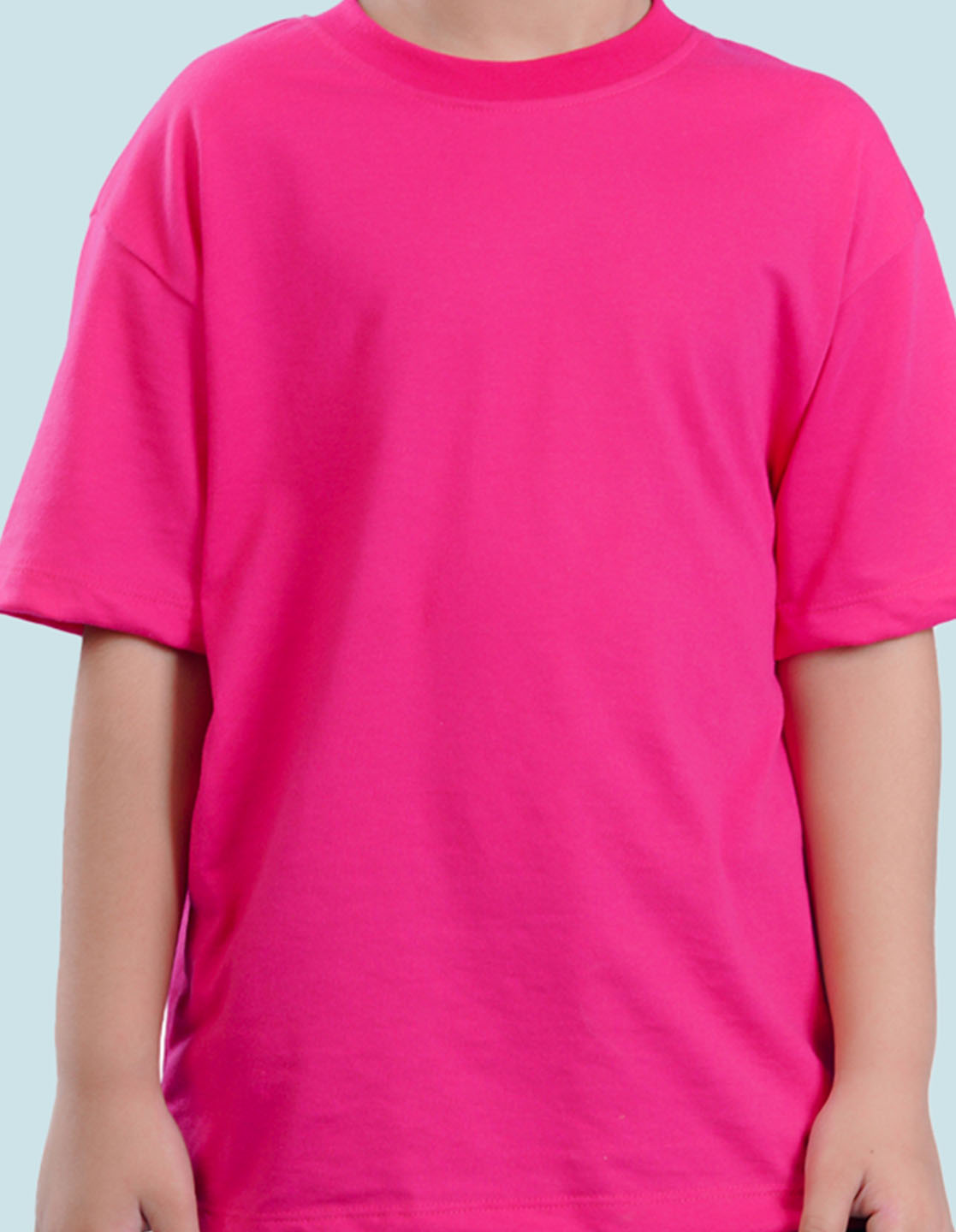Nusyl Hot Pink Boys Printed Oversized T-shirt