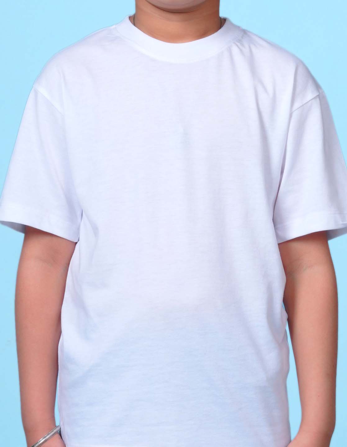 Nusyl White Boys Printed Oversized T-shirt