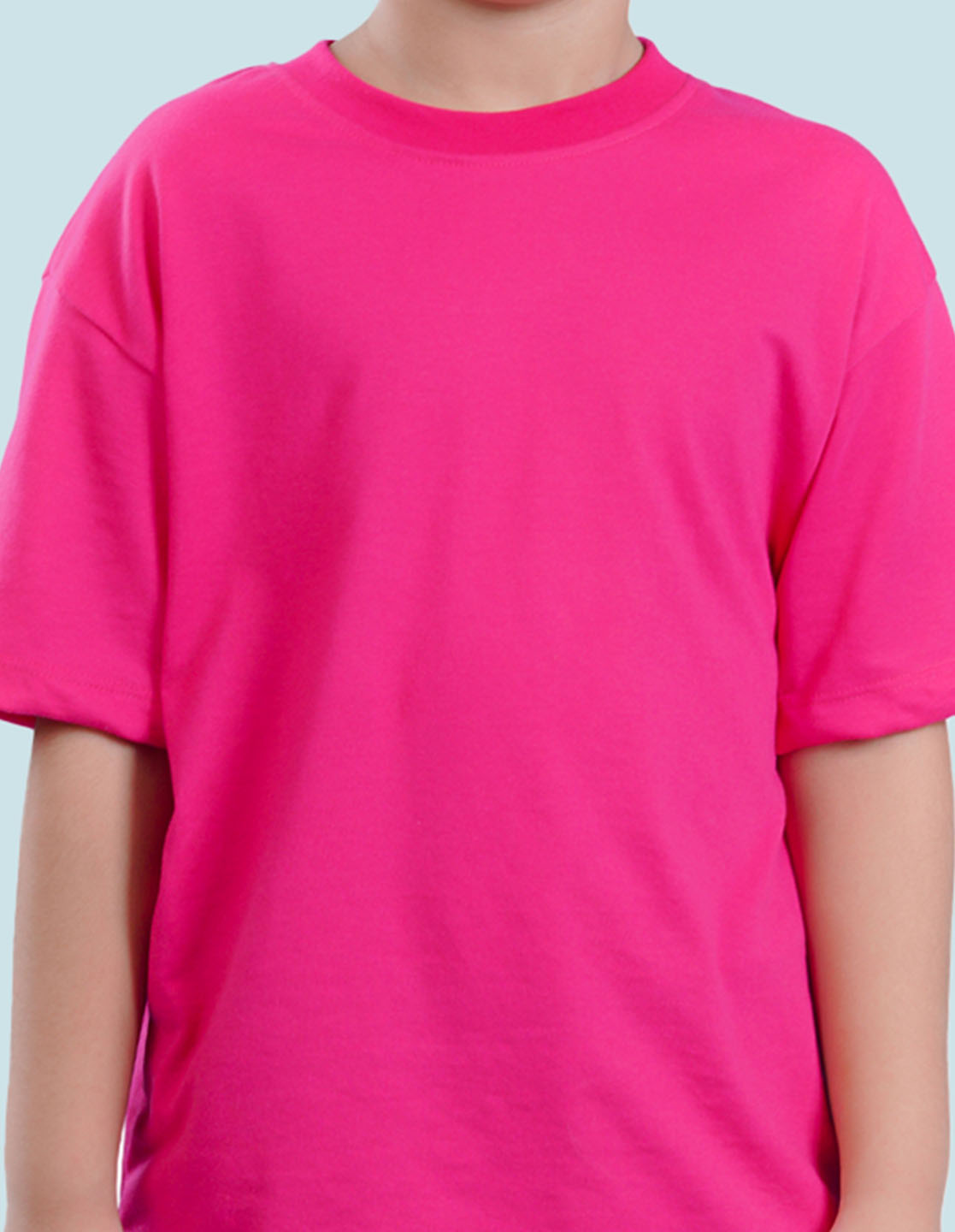 Nusyl Hot Pink Boys Printed Oversized T-shirt