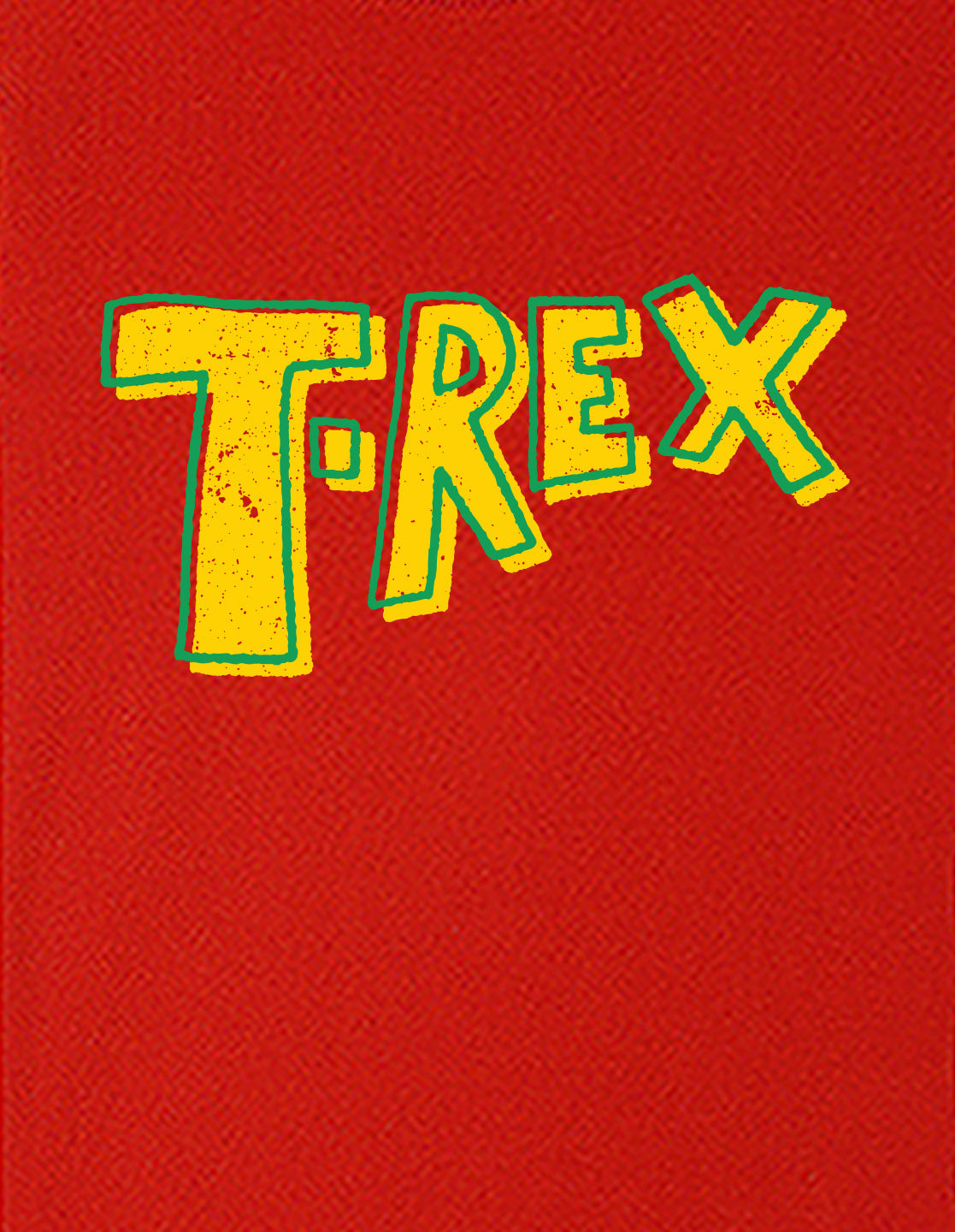 Nusyl Boys Red T-Rex Text Printed Short Sleeve Oversized T-Shirt