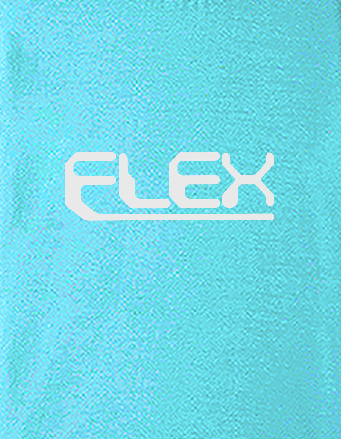 Nusyl Boys Sky Blue Flex Text Printed Short Sleeve Oversized T-Shirt