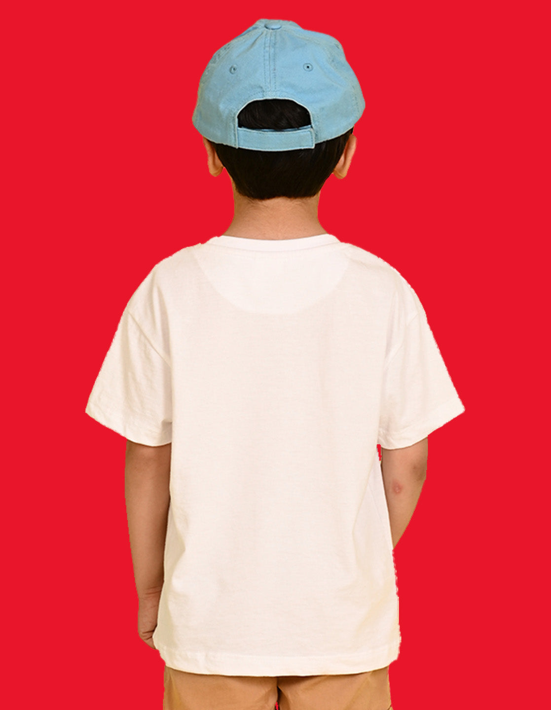 Nusyl Boys White Just One More Game Text Printed Short Sleeve Oversized T-Shirt