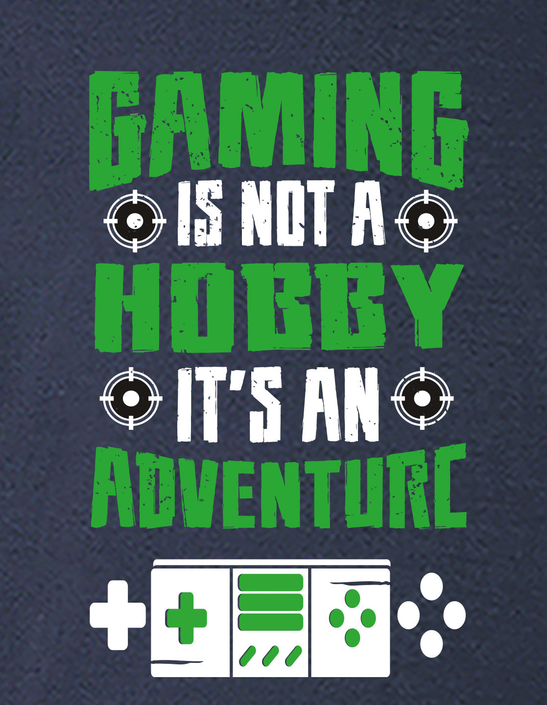 Nusyl Boys Navy Blue Gaming is Not A Hobby Text Printed Short Sleeve Oversized T-Shirt