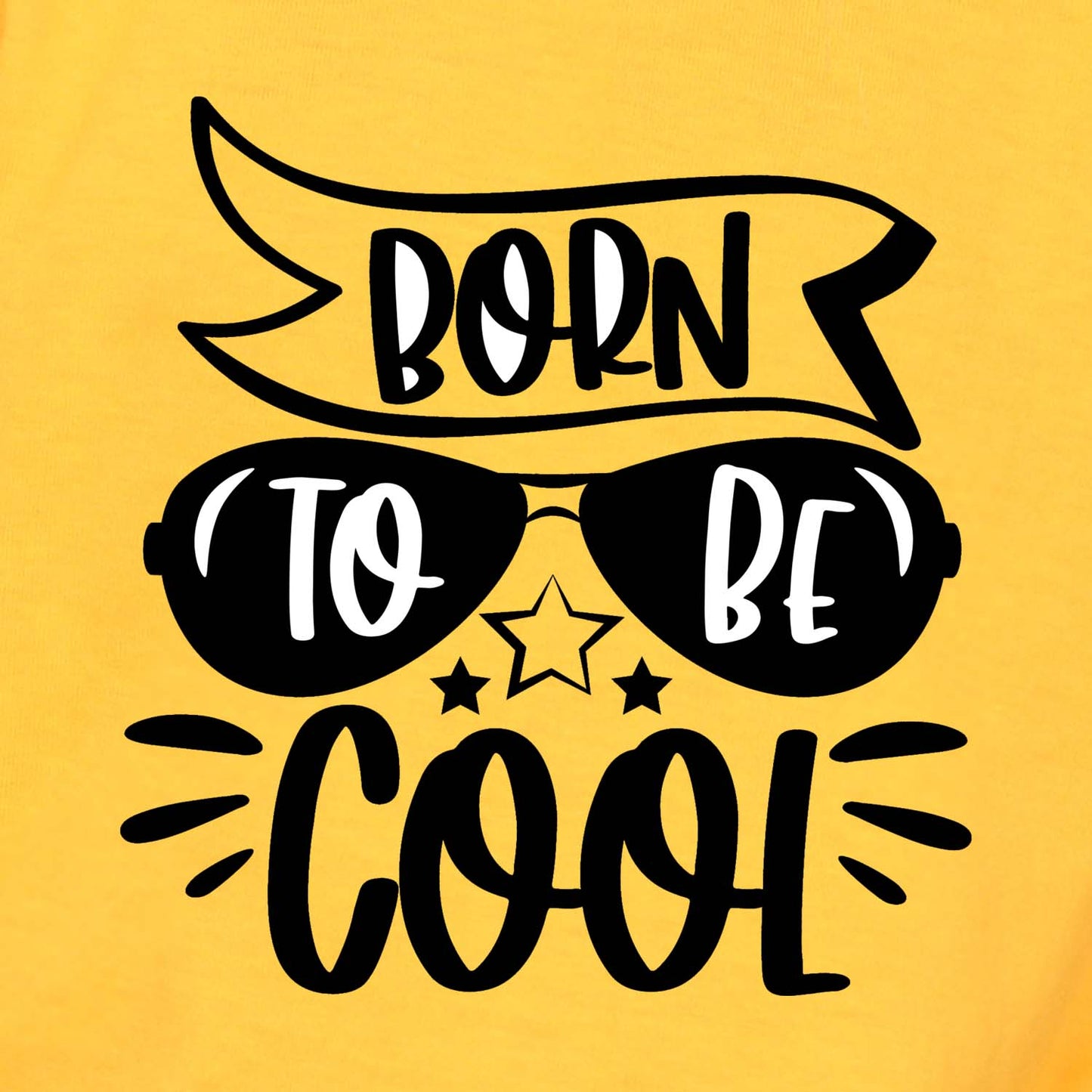 Nusyl Boys Yellow Cool Graphic Printed Full sleeve T-Shirt
