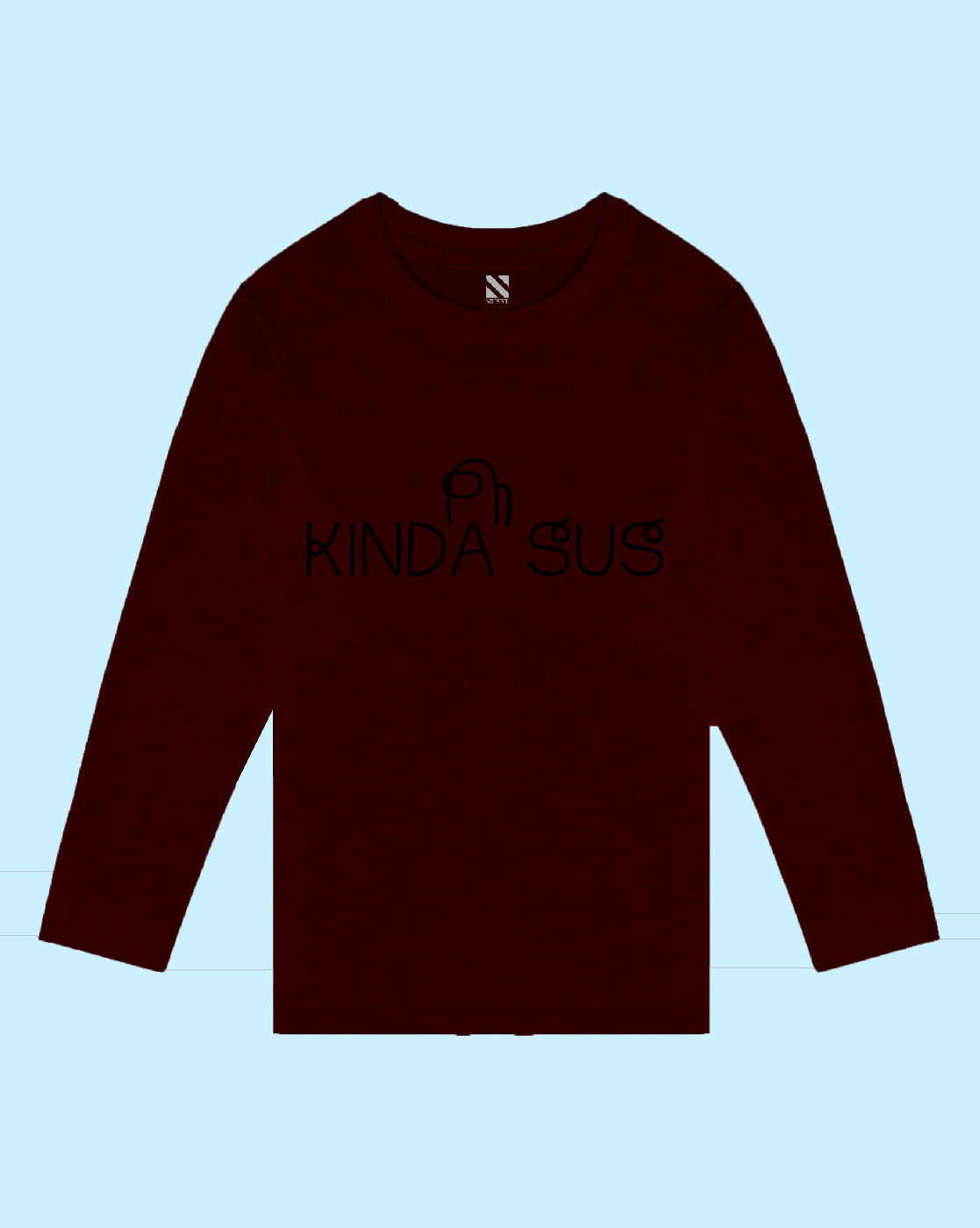 Nusyl Wine kinda Sus Text Printed Boy's T-Shirt