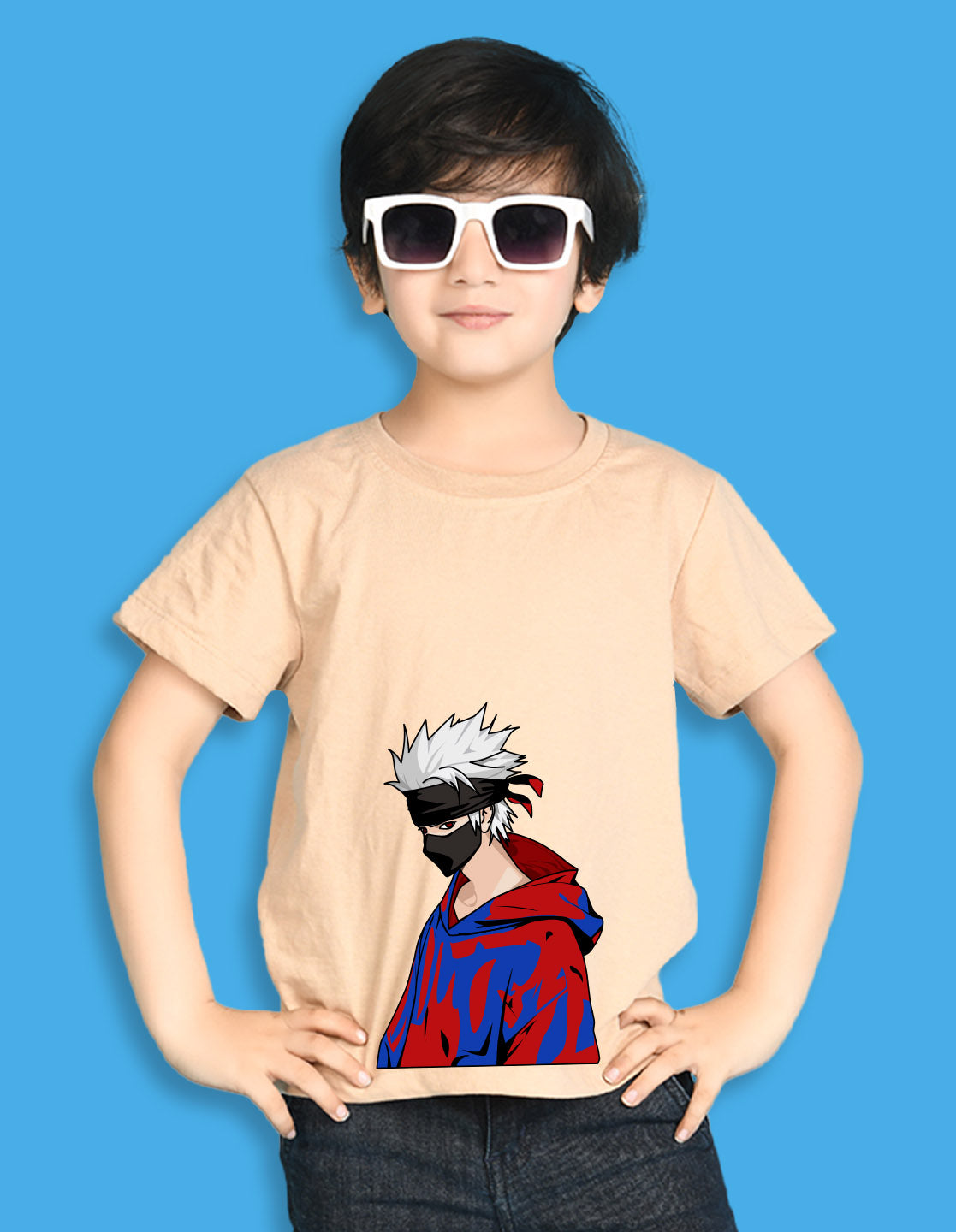 NUSYL Boys Red & White & Beige Basketball & Text Printed Half Sleeves T-shirt - Pack of 3
