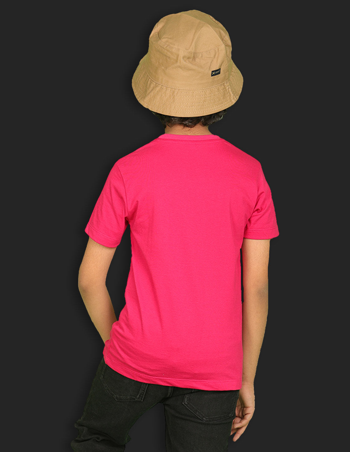 NUSYL Boys Navy Blue & Hot Pink & Orange Skater Text Printed Half Sleeves T-shirt - Pack of 3