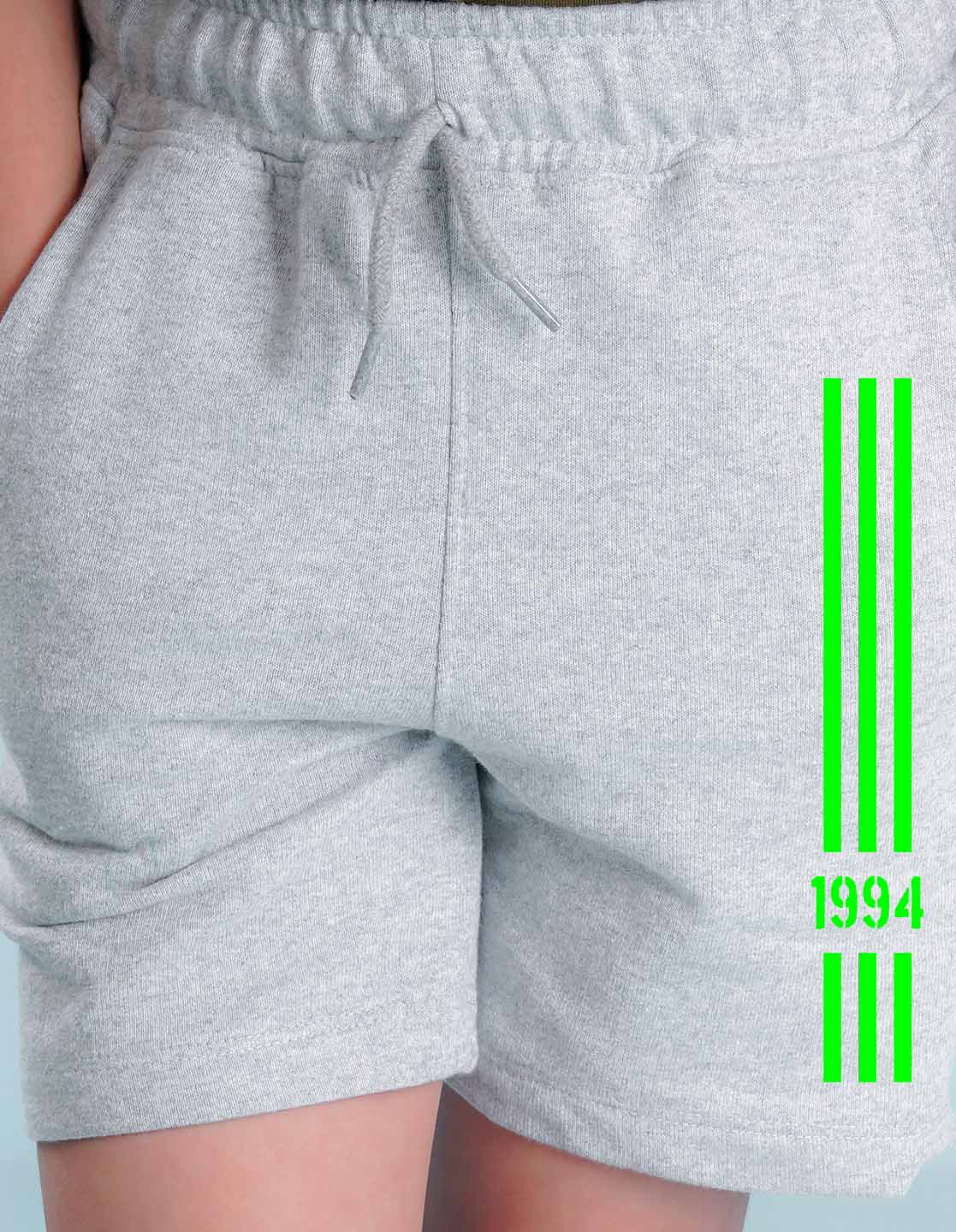 Nusyl 1994 Printed Grey Boys Shorts