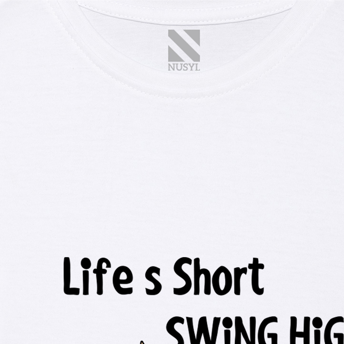 White Cartoon Printed Girls T-shirt