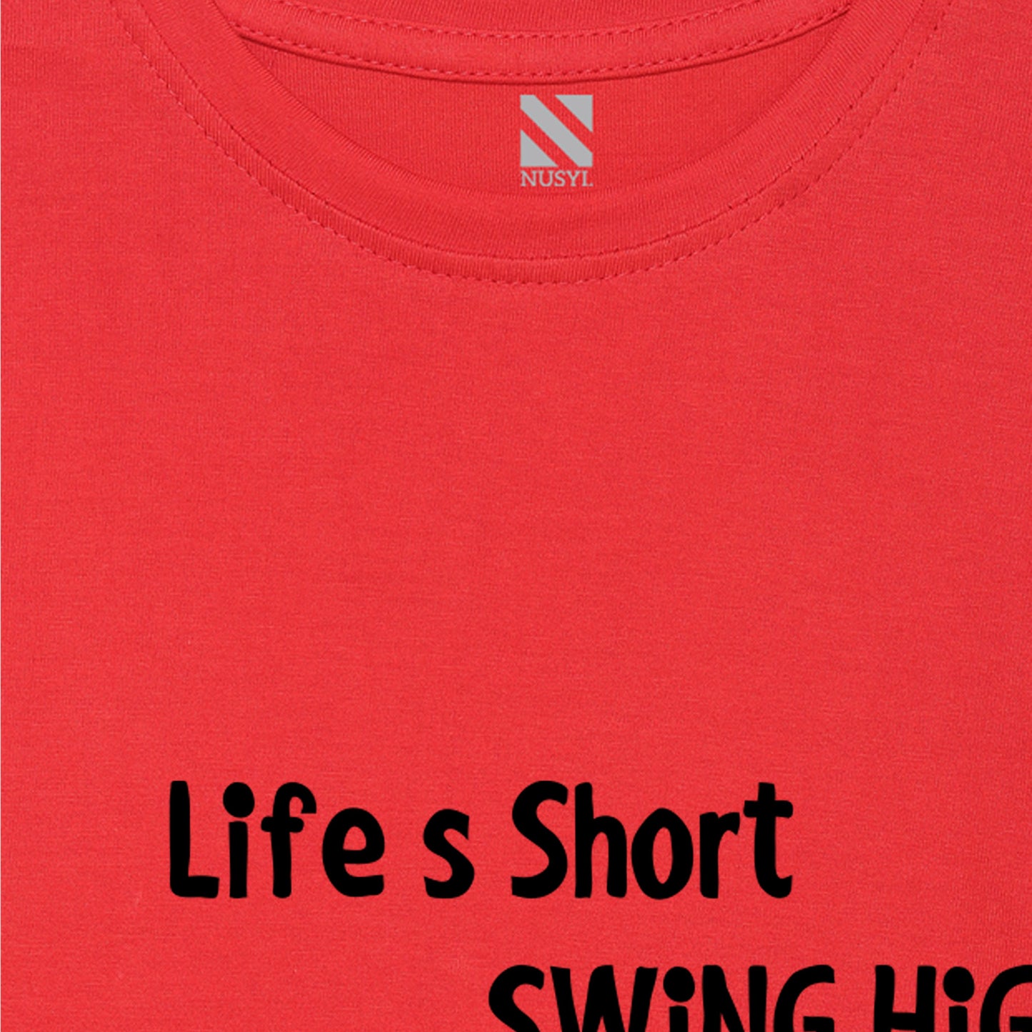 Red Cartoon Printed Girls T-shirt