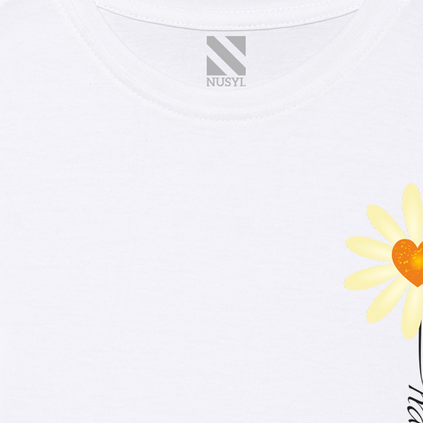White Cartoon Printed Girls T-shirt