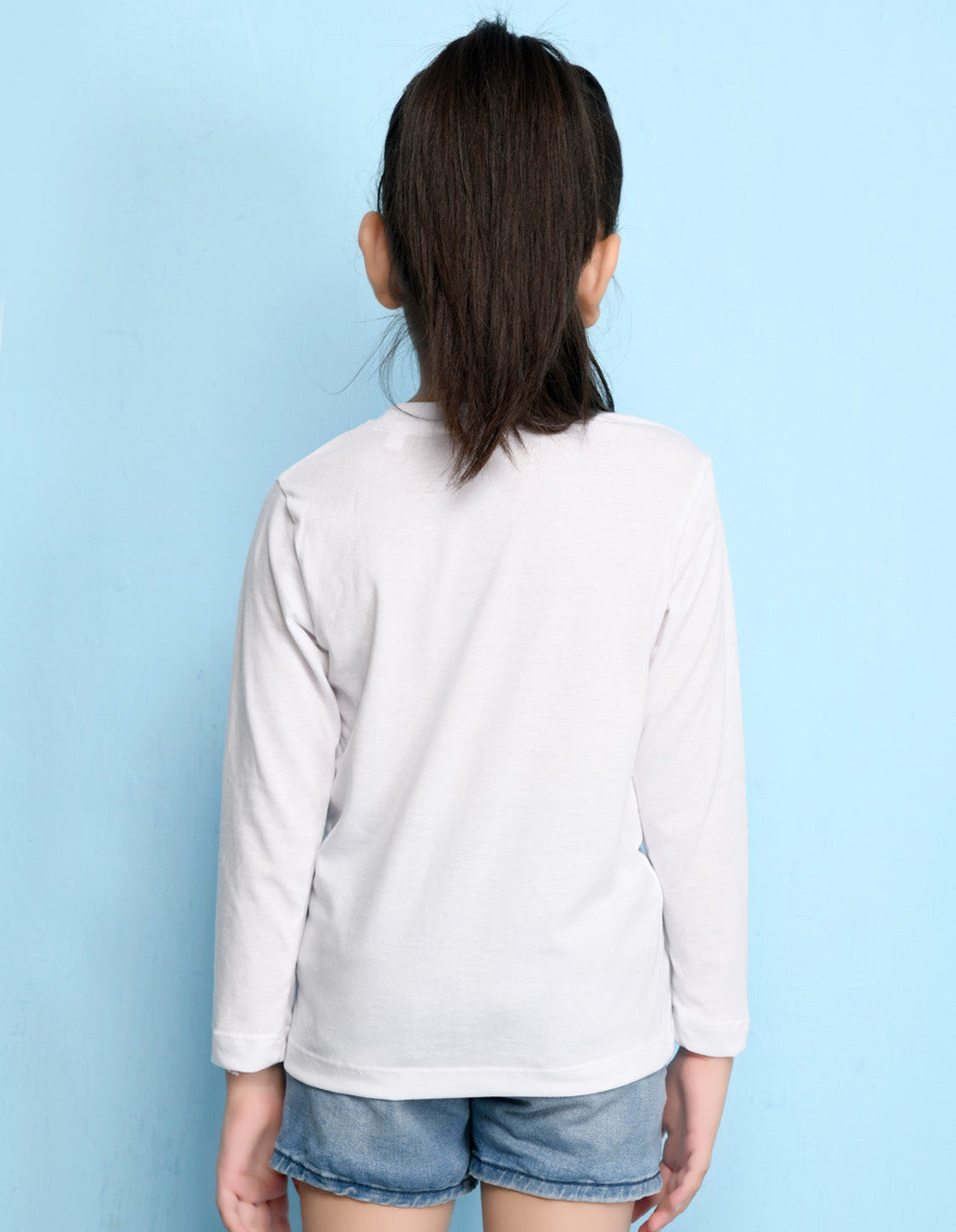 NUSYL Cotton blend full sleeves Super style text Printed Tee-White