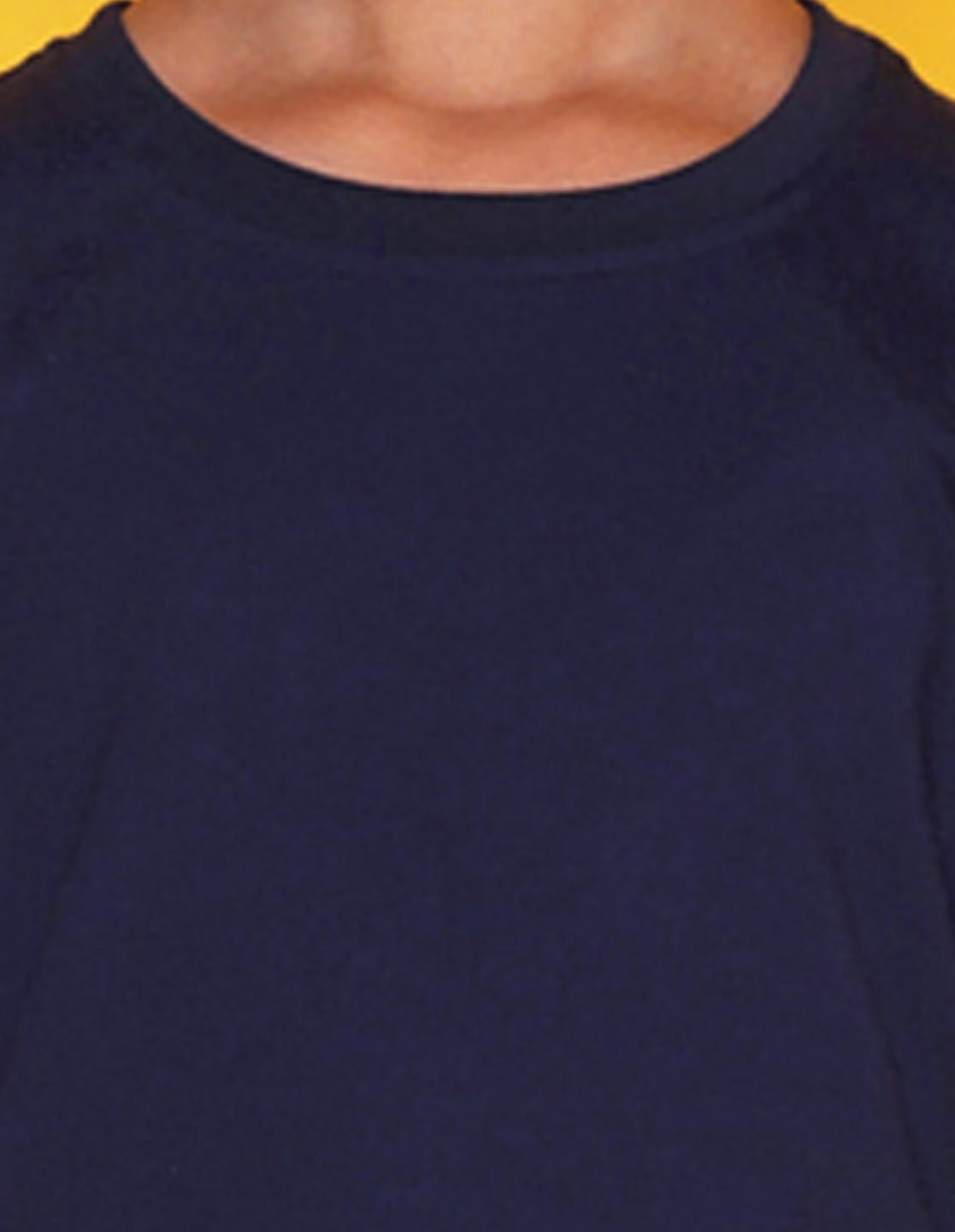 Nusyl Girls Navy Blue Cat & Text Printed Half Sleeves T-Shirt