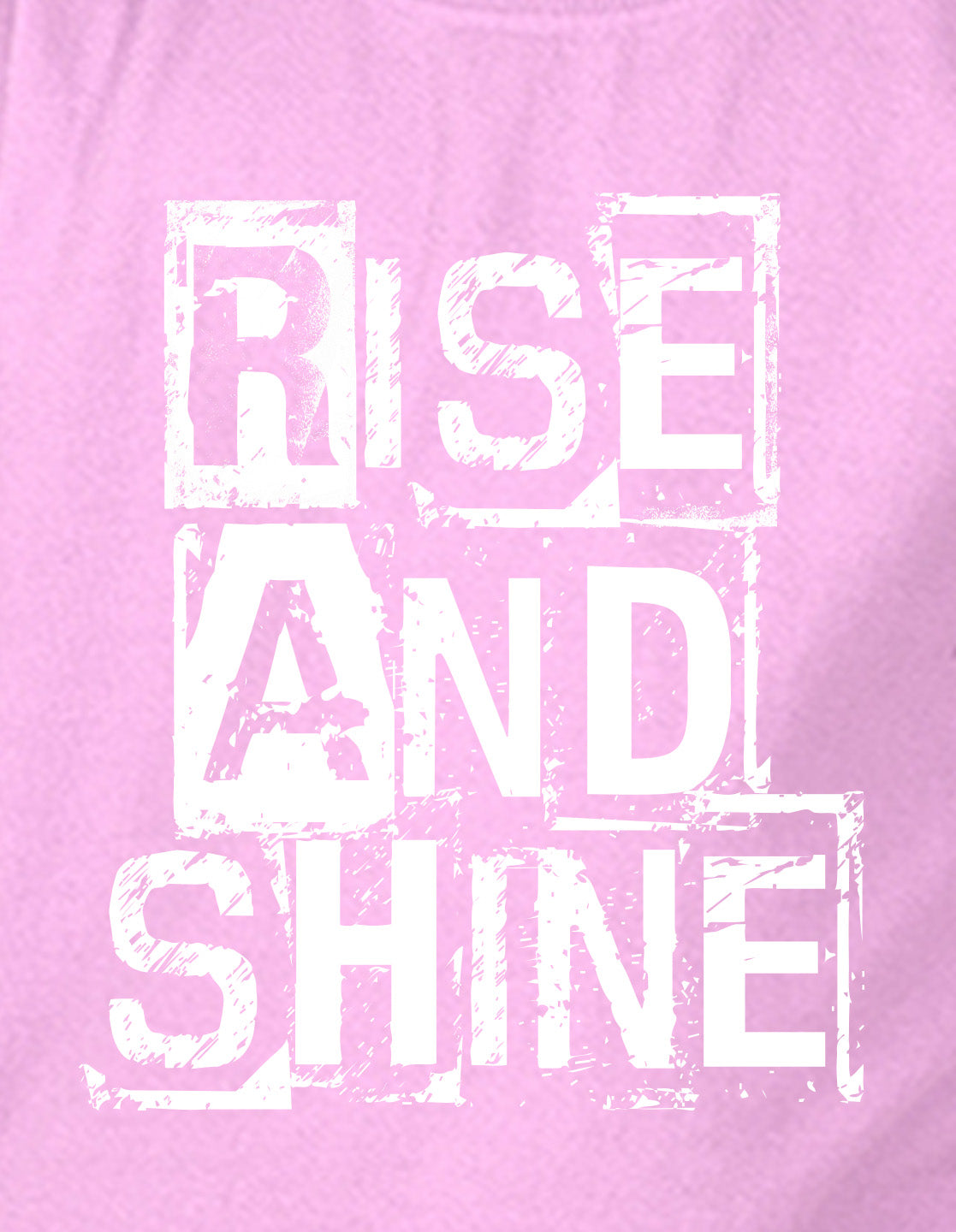NUSYL Boy's Lilac Rise and shine text Printed Oversized Round neck Sweatshirt