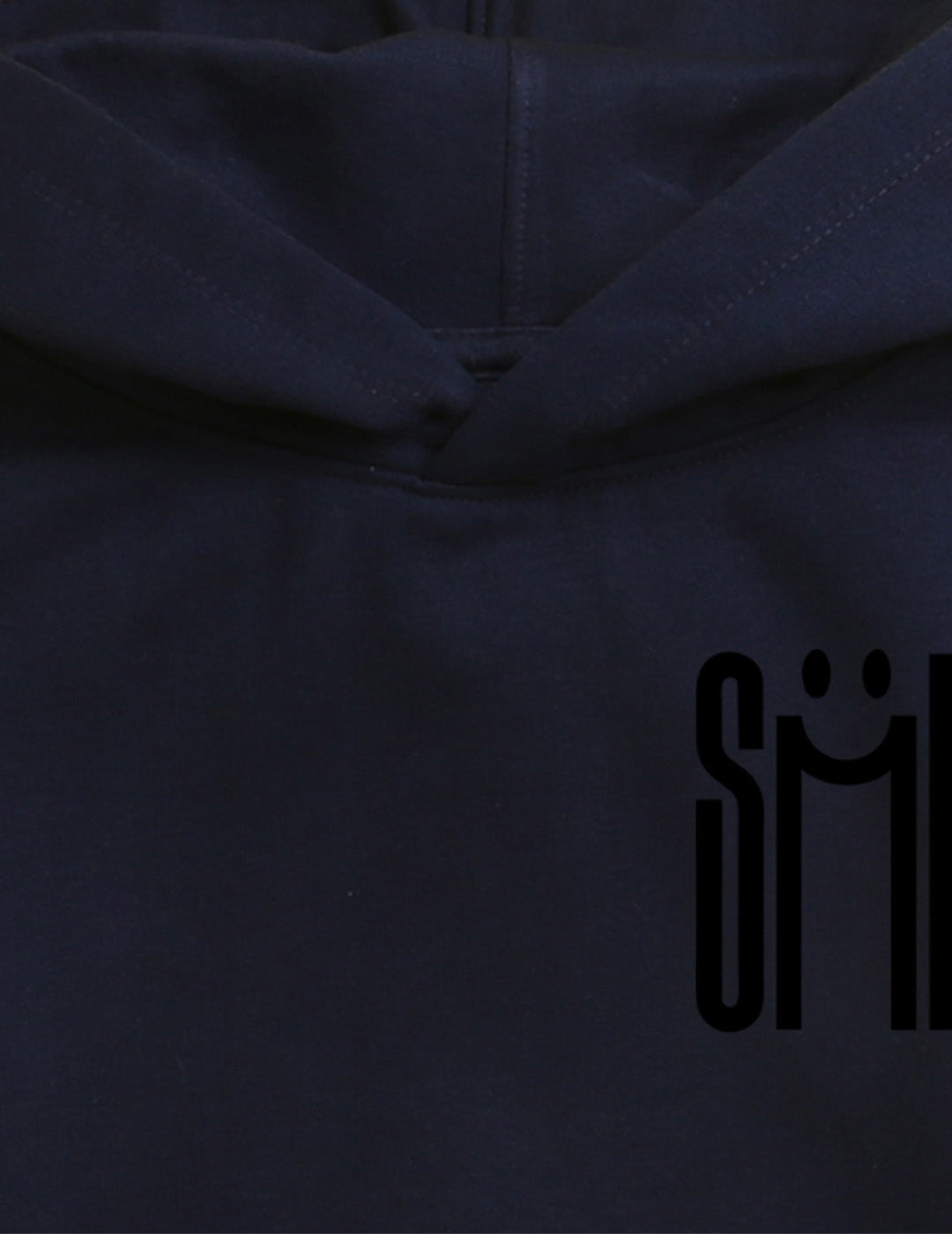 Navy Blue Printed Sweatshirt For Kids