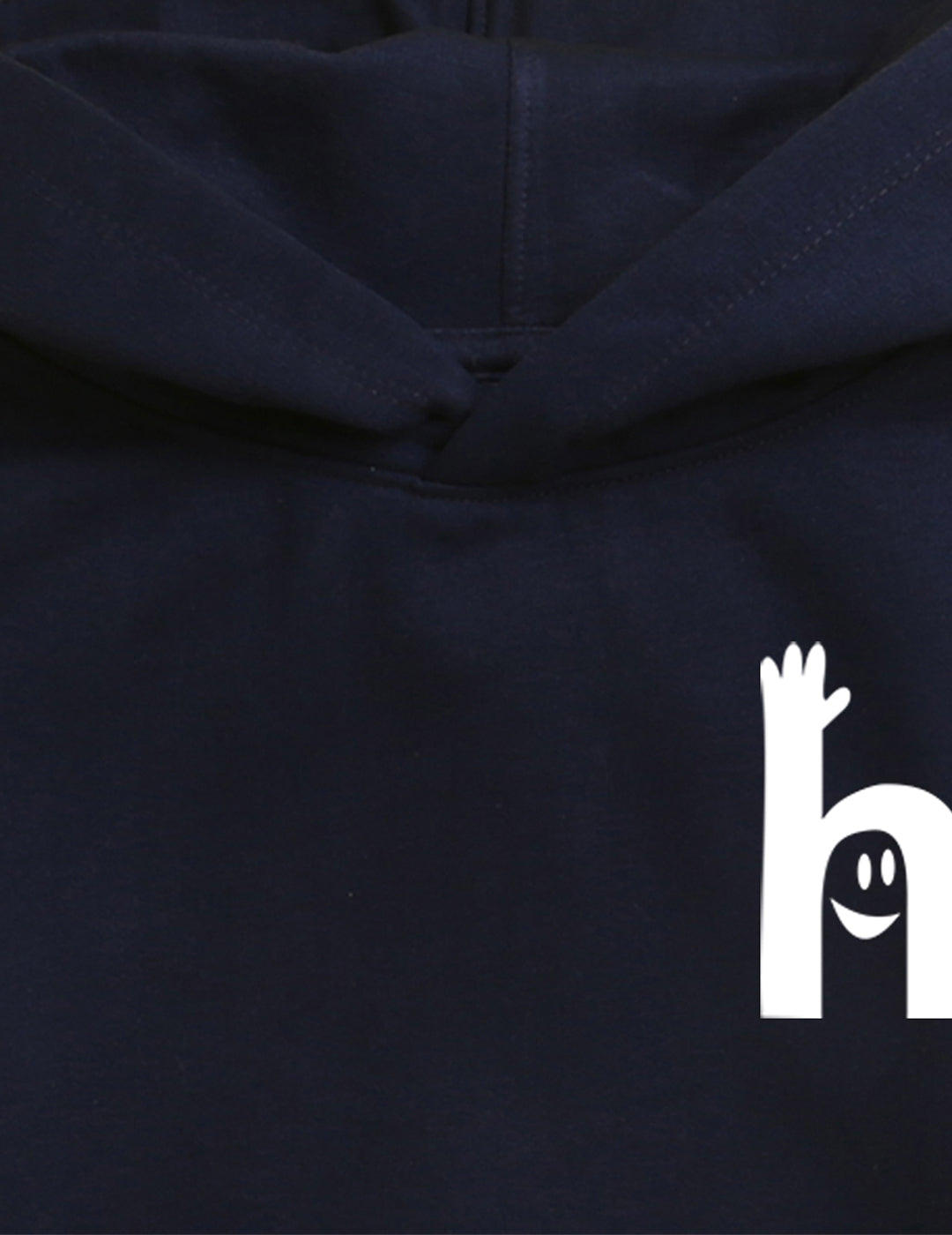 Navy Printed Sweatshirt For Kids
