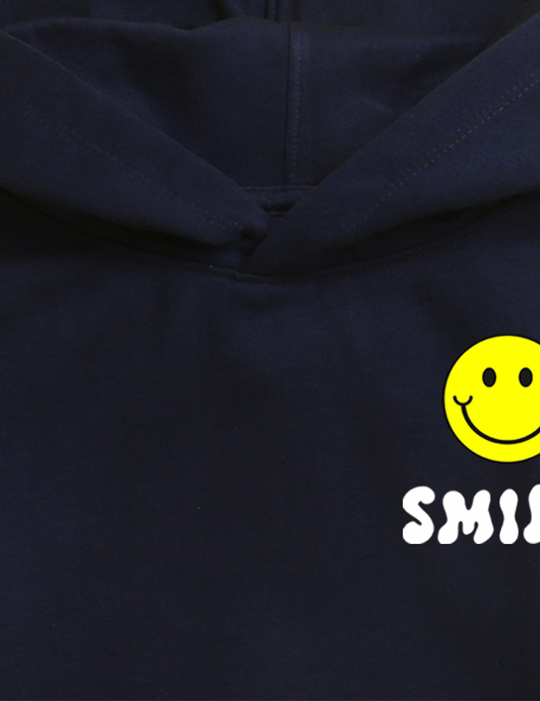 Navy Printed Sweatshirt For Kids