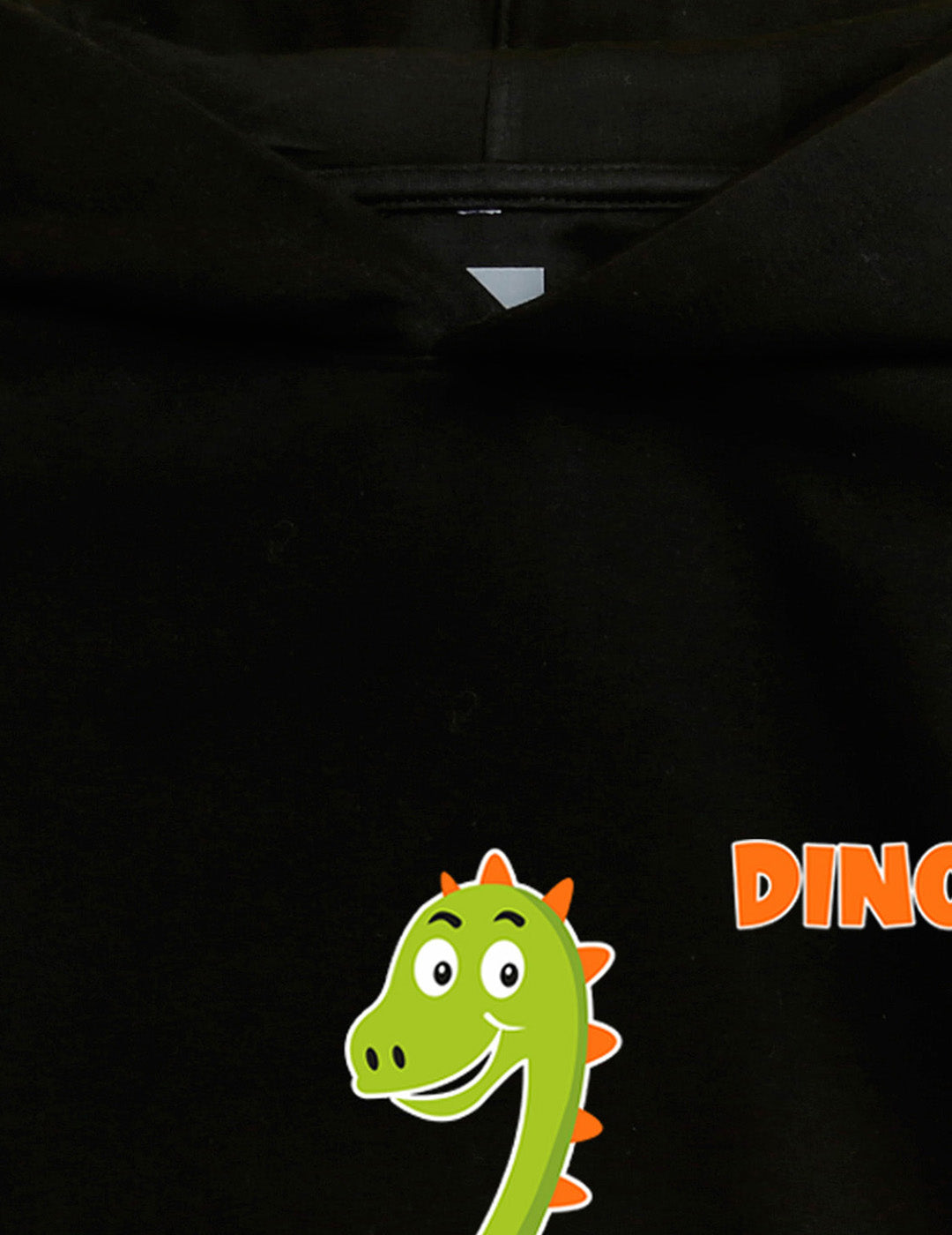 Black Printed Sweatshirt For Kids
