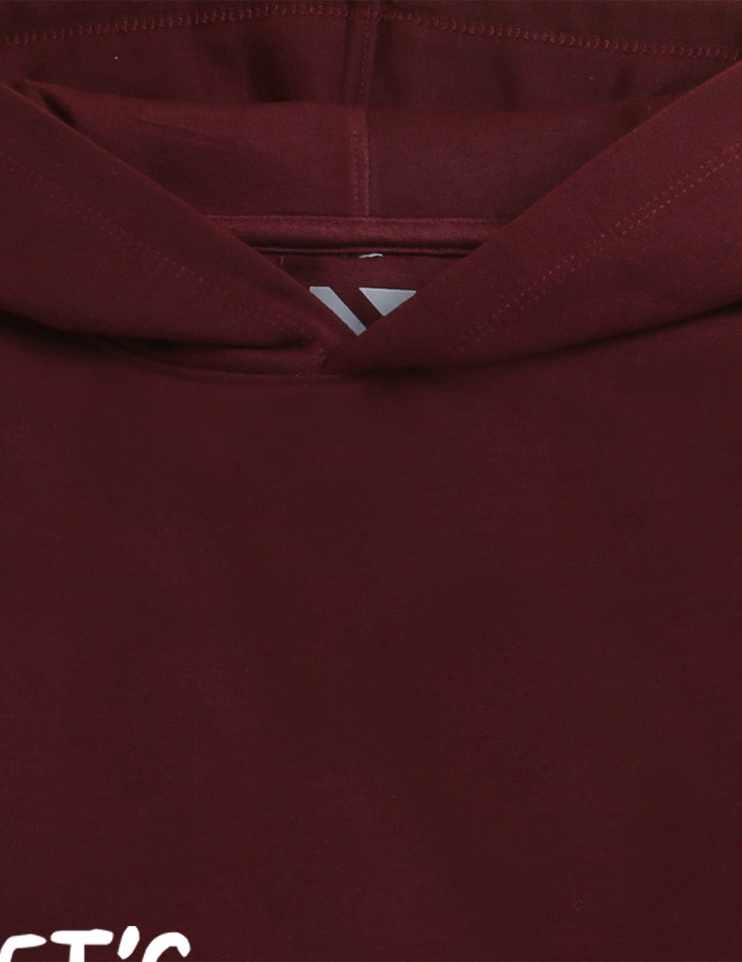 Burgandy Printed Sweatshirt For Kids