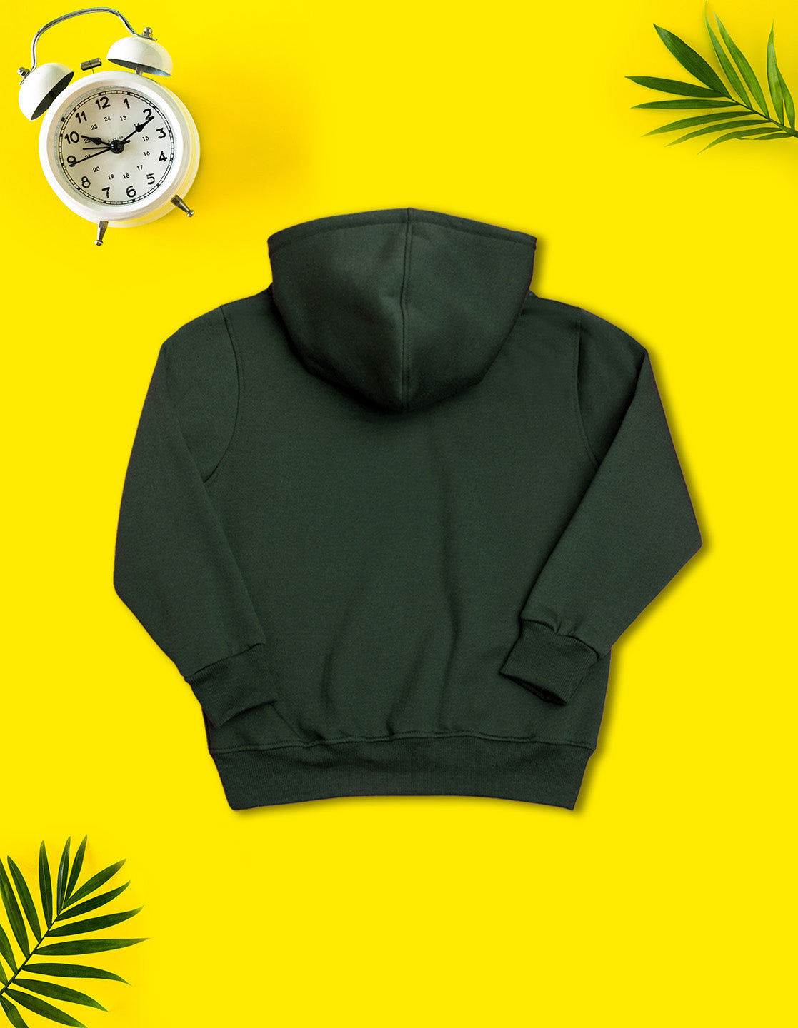 Nusyl Boy's Olive Gamer text Printed Hoodie