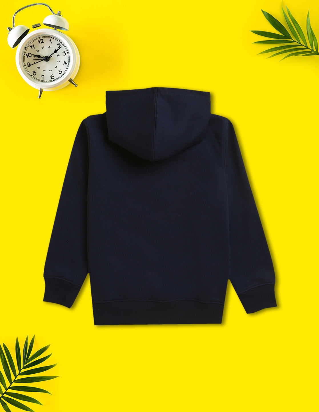 Nusyl Boy's Navy Blue Gamer text Printed Hoodie