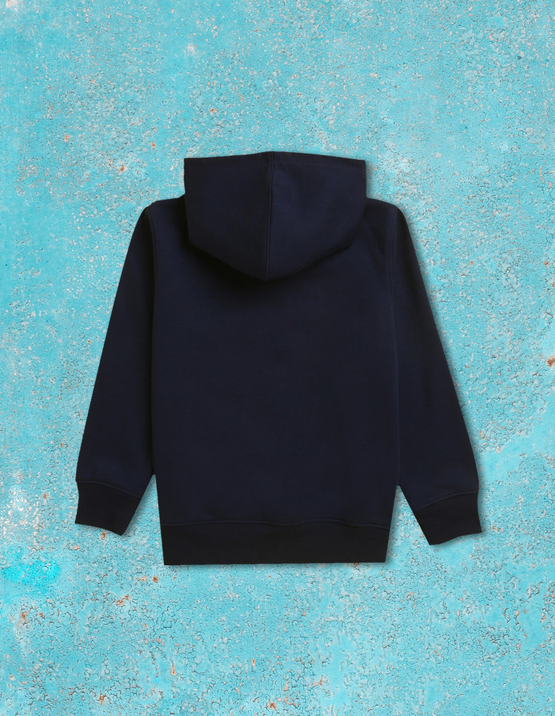 Nusyl Boy's Navy Blue Carpe diem text Printed Hoodie