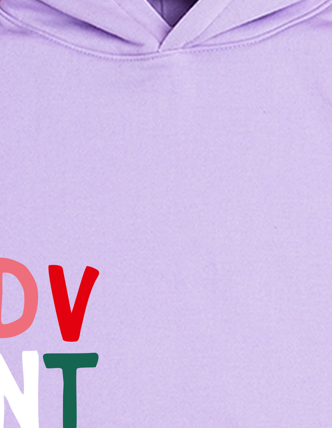 Nusyl Boy's Lilac Adventure text Printed Hoodie