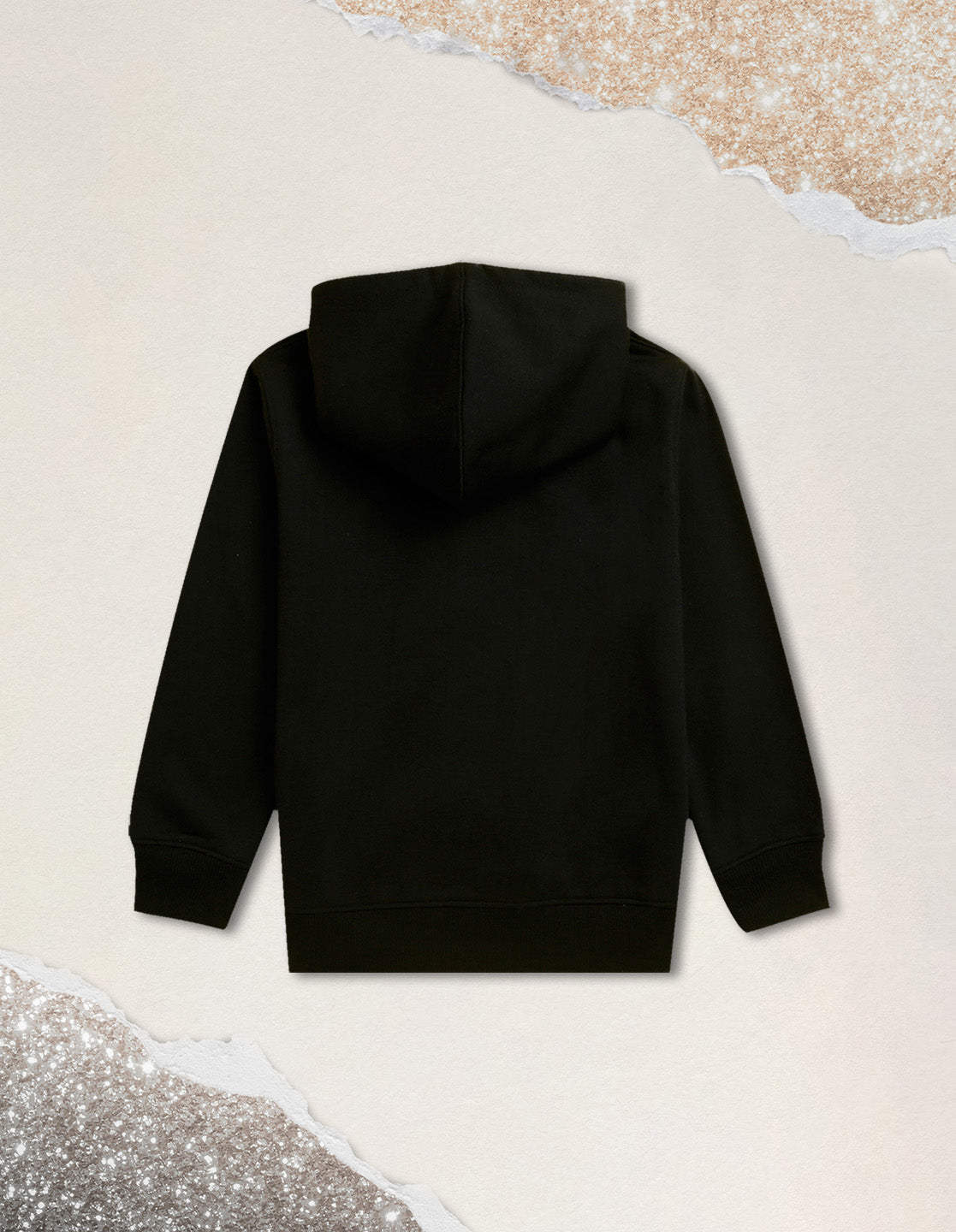 Nusyl Boy's Black Dinosaur Printed Hoodie