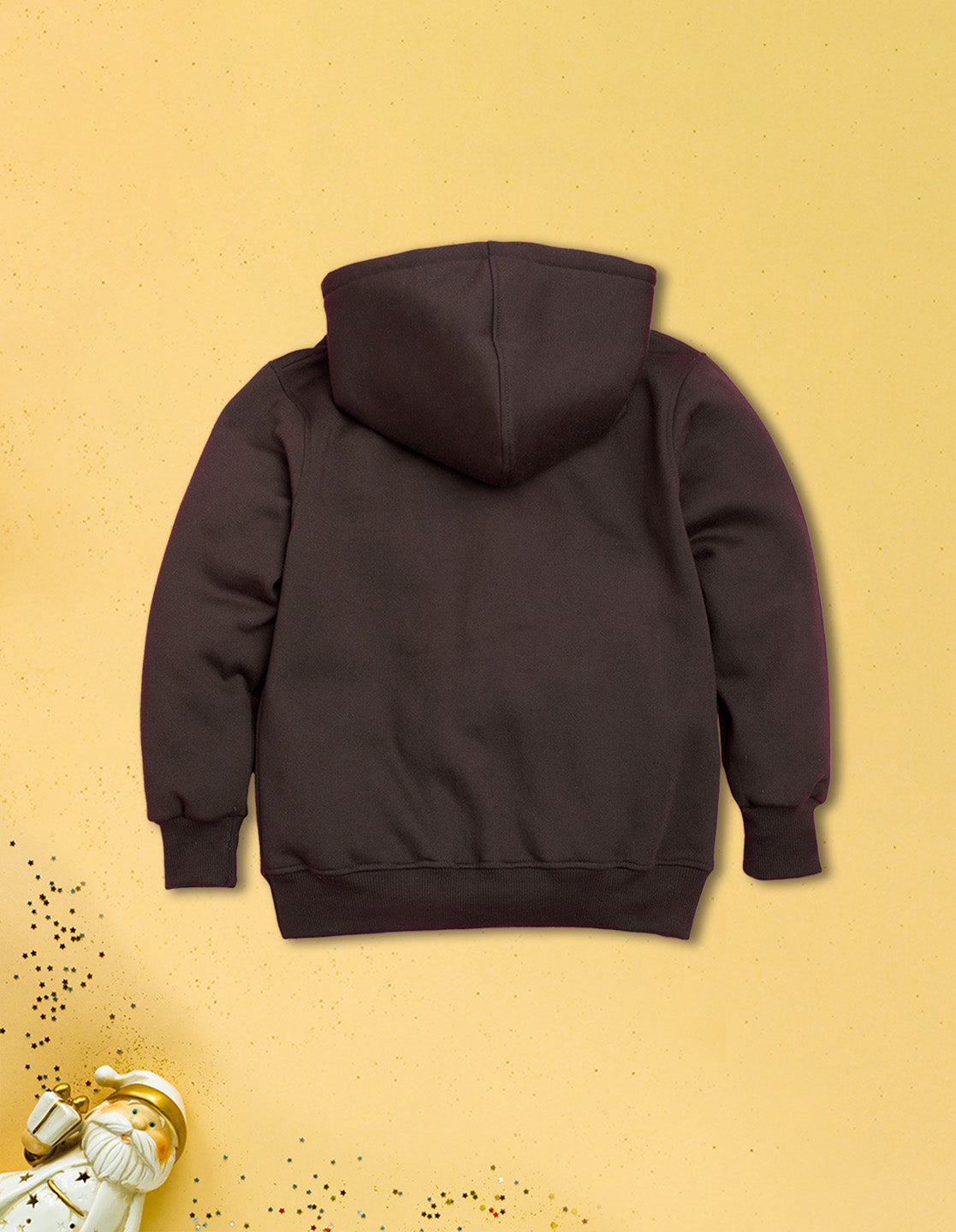 Nusyl Boy's Brown Japanese Samurai Printed Hoodie