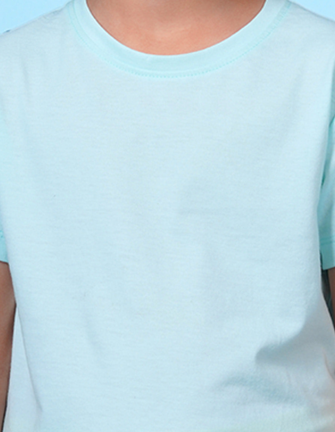 Nusyl Boys Powder Blue Solid t-shirt