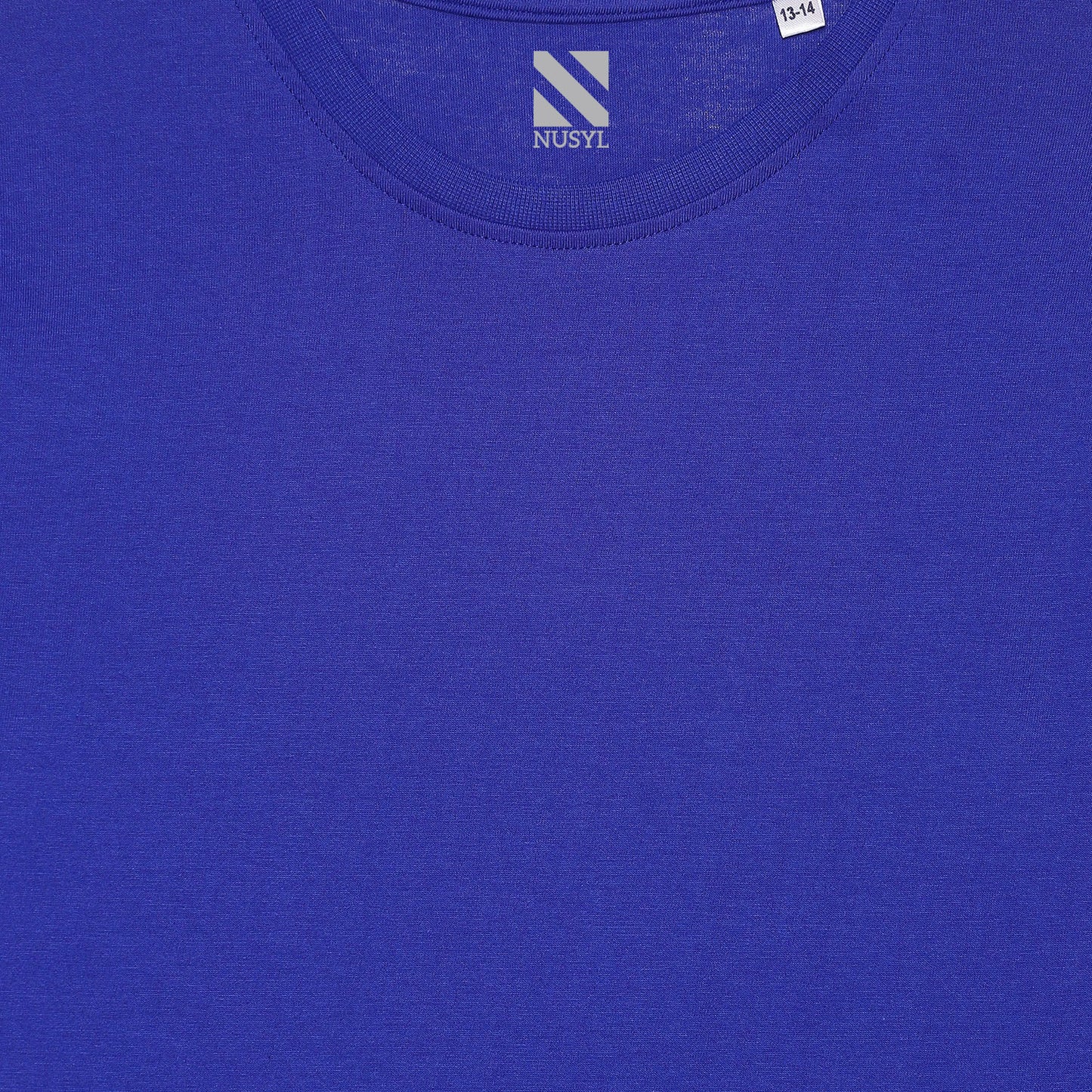Nusyl boys think outside the box printed royal blue colored cotton rich tshirt