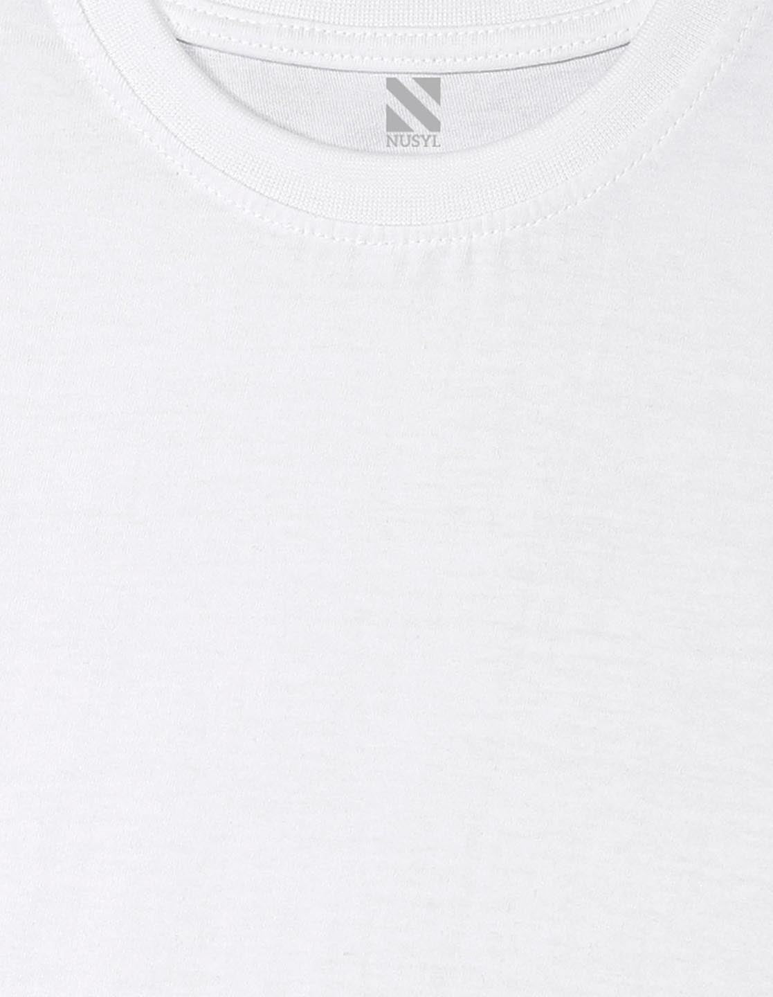 Nusyl Boys White Panda Printed t-shirt