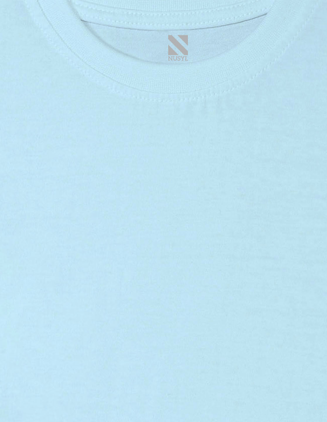 Nusyl Panda Printed Powder Blue Colour T-shirts