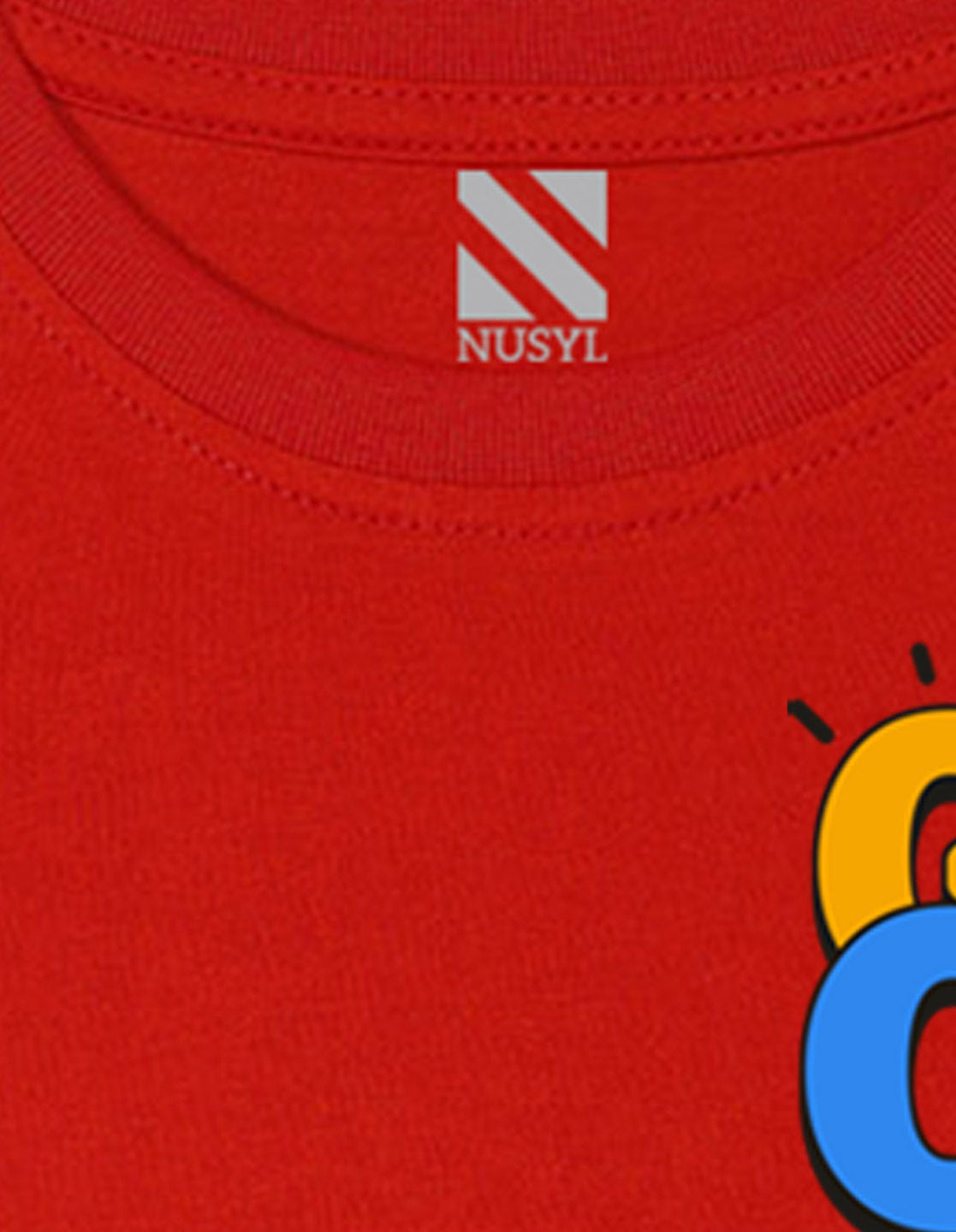 Nusyl Boys Red Grow Printed t-shirt