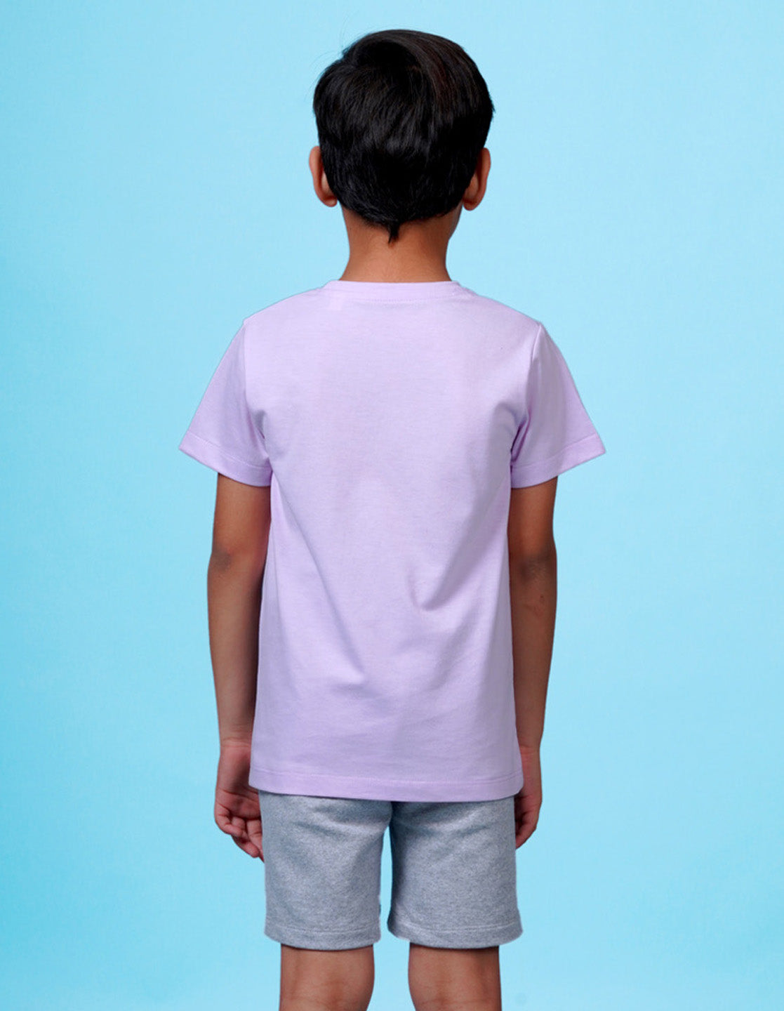 Nusyl Basketball Printed Lilac Colour T-shirts