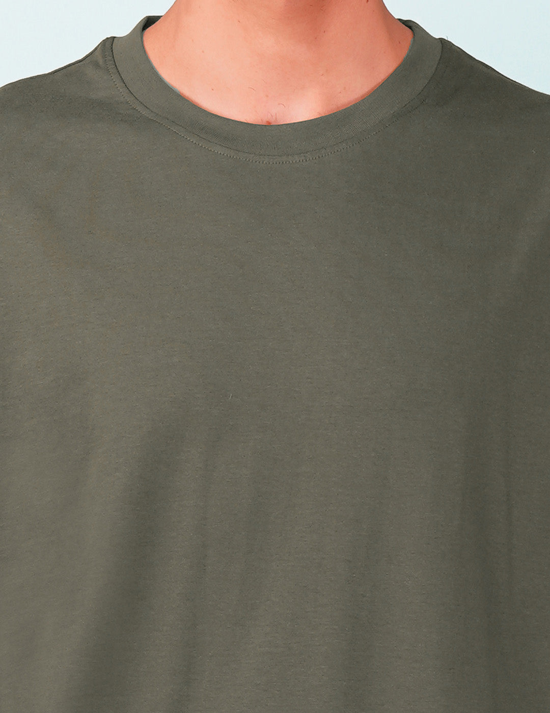 Nusyl Olive Never give up back Printed oversized t-shirt