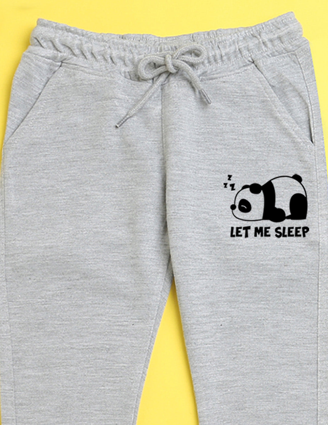 Nusyl Grey animal printed kids unisex treck pants