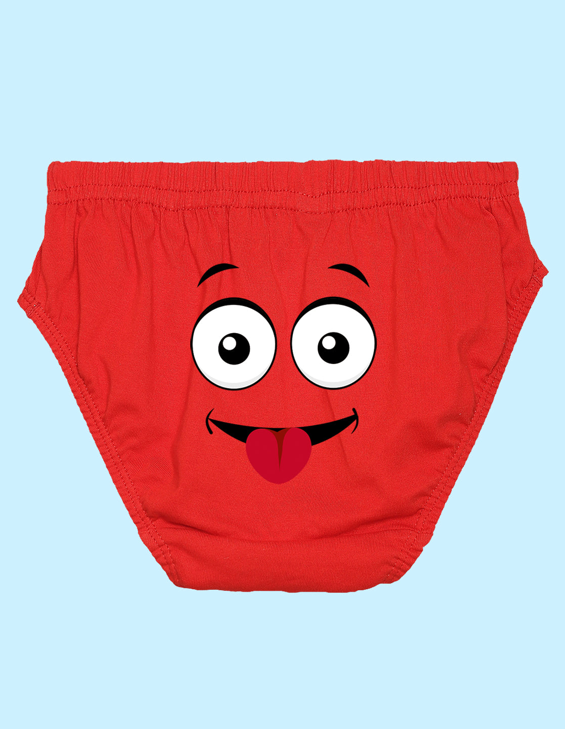 Nusyl Boys printed briefs combo-pack of 5(White,Red,Yellow,Grey,Royal blue)