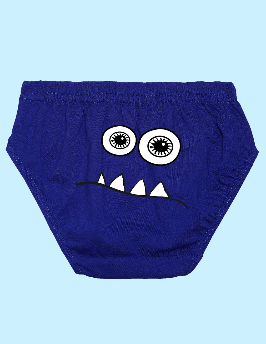 Nusyl Boys printed briefs combo-pack of 5(White,Red,Yellow,Grey,Royal blue)