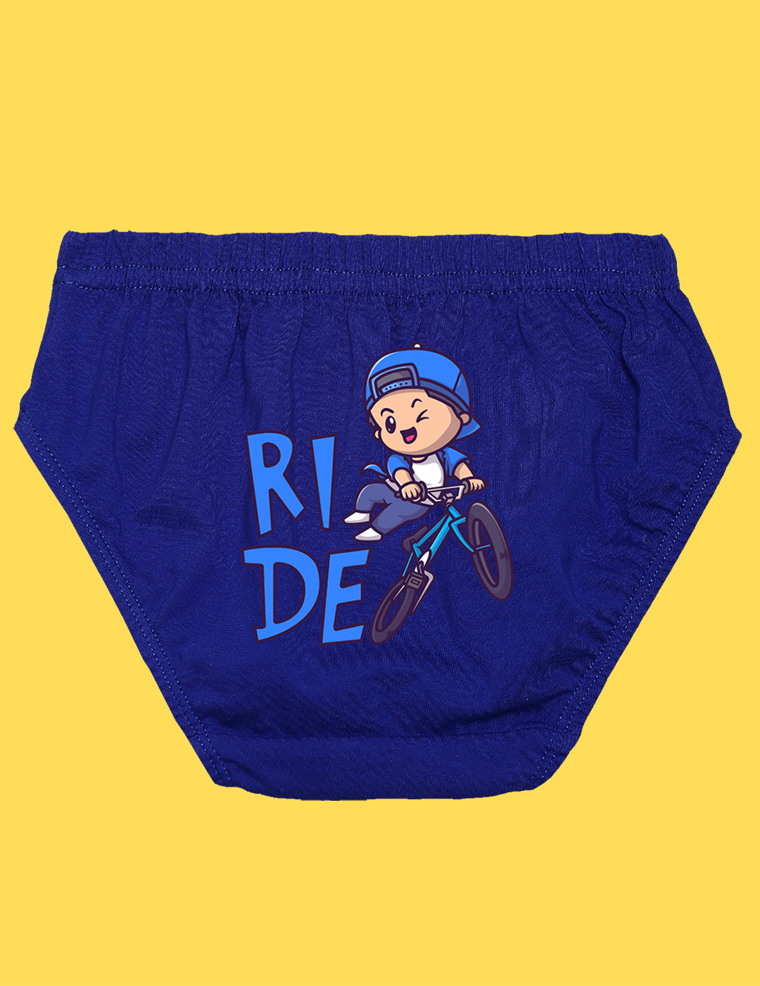 Nusyl Boys printed briefs combo-pack of 3 (Red,Royal Blue,Yellow)