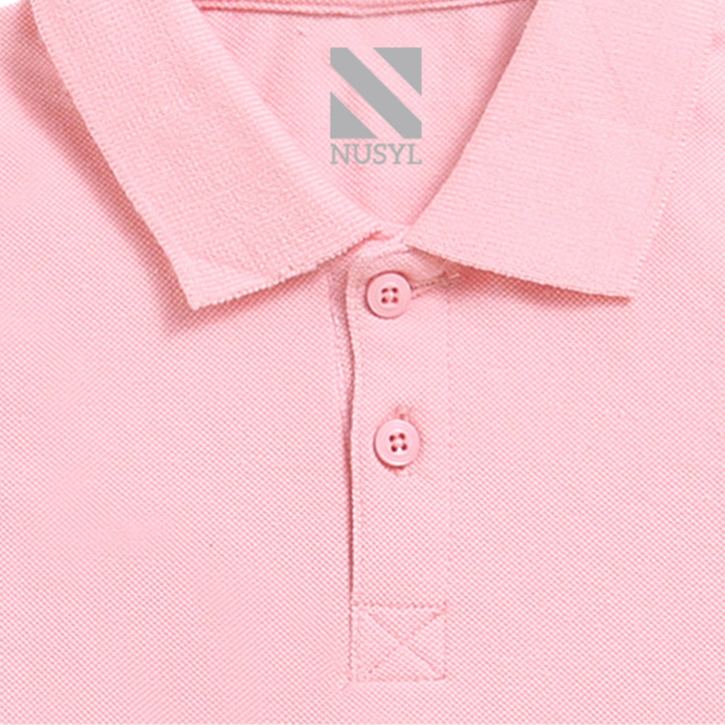 Nusyl Elephant Printed Peach Infants Polo T-shirt