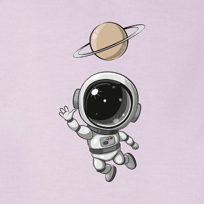 Nusyl Girls Purple space Printed T-Shirt