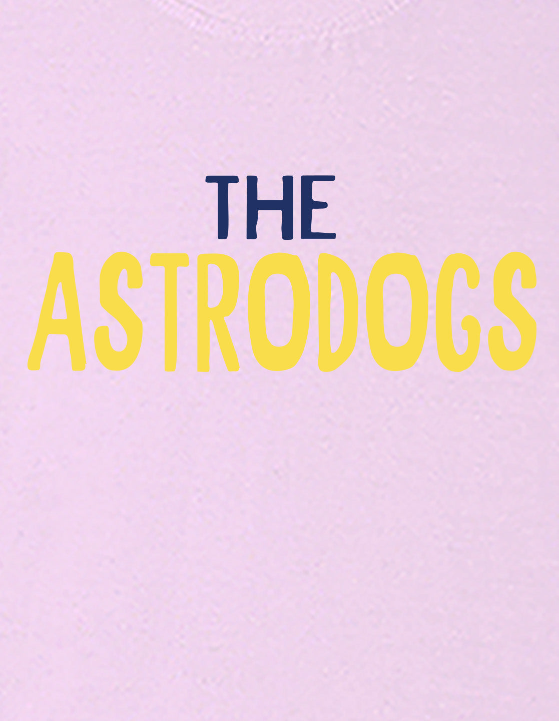 Nusyl Boys Lilac The Astrodogs Text Printed Short Sleeve Oversized T-Shirt