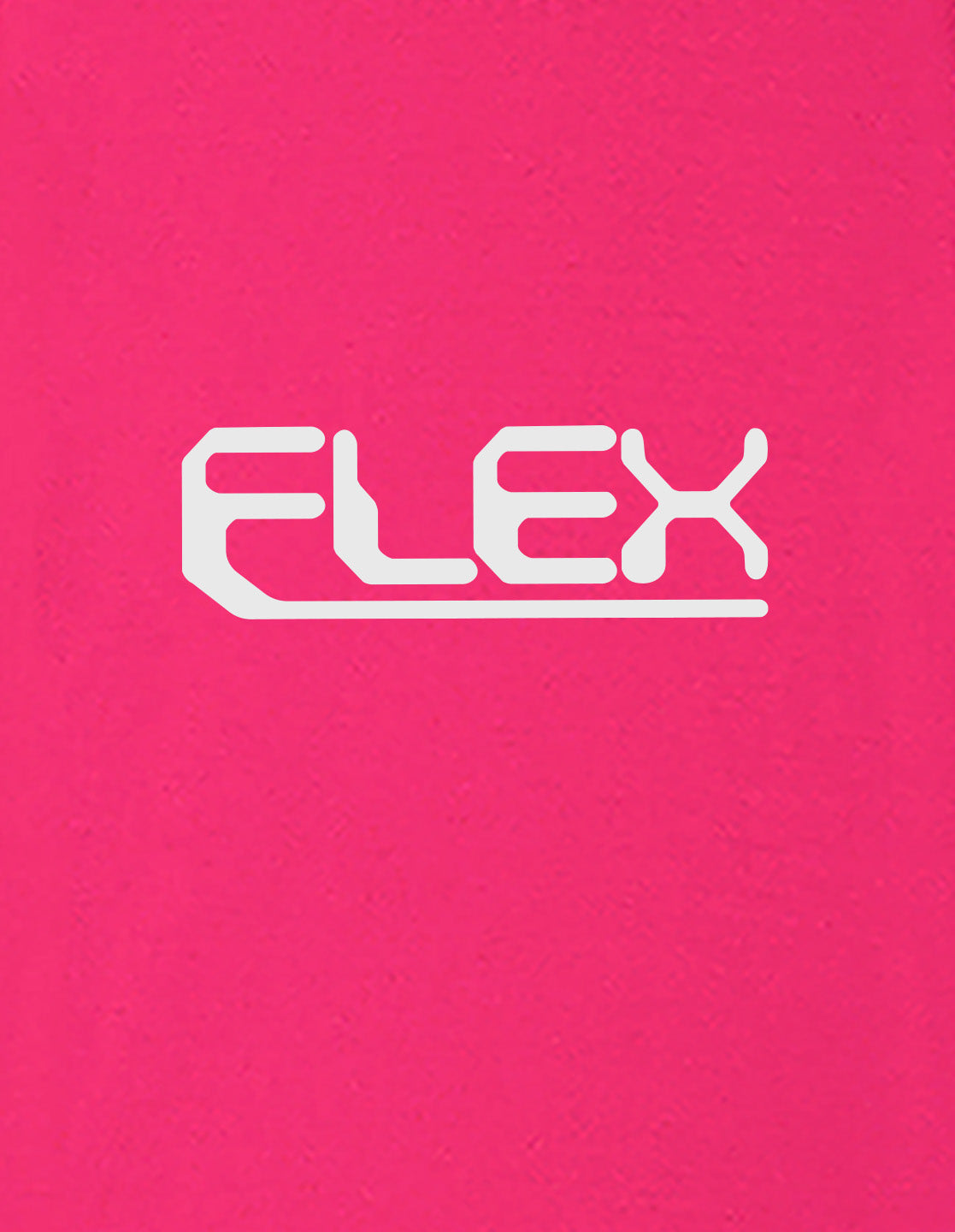 Nusyl Boys Hot Pink Flex Text Printed Short Sleeve Oversized T-Shirt