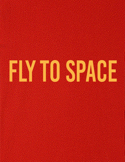 Nusyl Boys Red Astronaut & Text Printed Short Sleeve Oversized T-Shirt