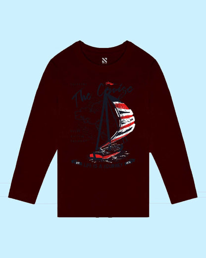 Nusyl Wine Graphic  Printed Boy's  T-Shirt