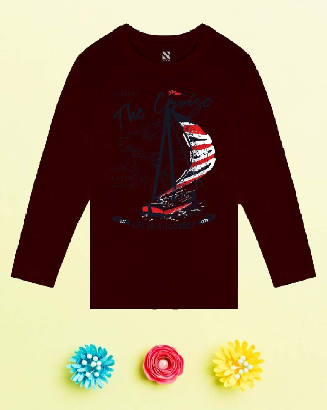 Nusyl Wine Graphic  Printed Boy's  T-Shirt