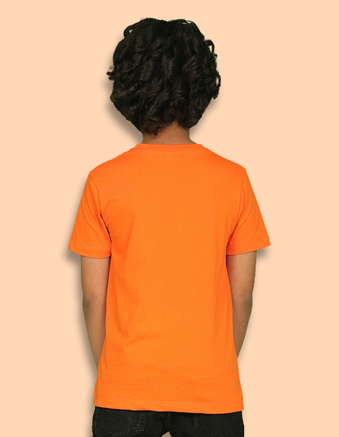 NUSYL Boys Sky Blue & Black & Orange Multi Text Printed Half Sleeves T-shirt - Pack of 3